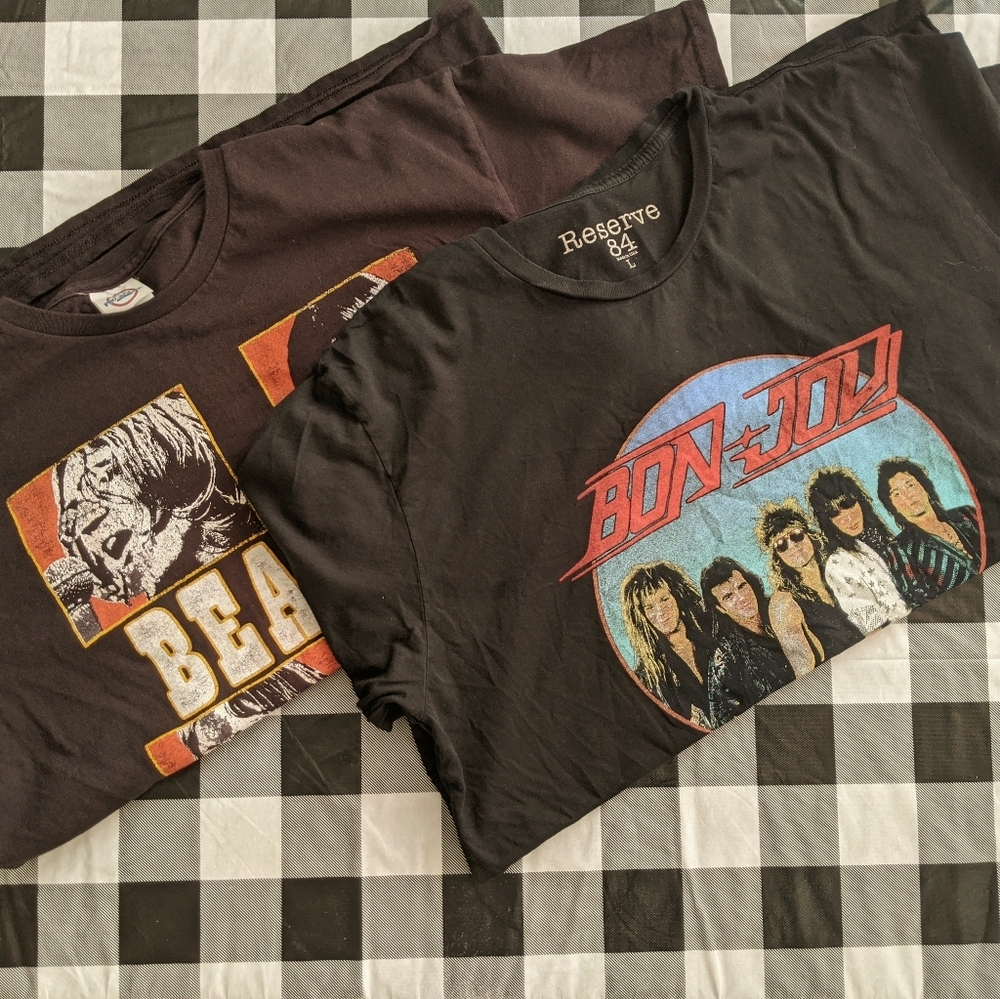 Set of rock tees